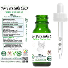 Load image into Gallery viewer, Feline Collection - 150mg CBD Pet Tincture (15mL)