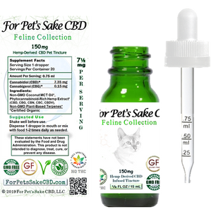 Feline Collection - 150mg CBD Pet Tincture (15mL)